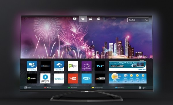 2014 menu Smart TV PL seria 7509